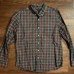 Jcrew Men's Plaid Shirt - Multicolor